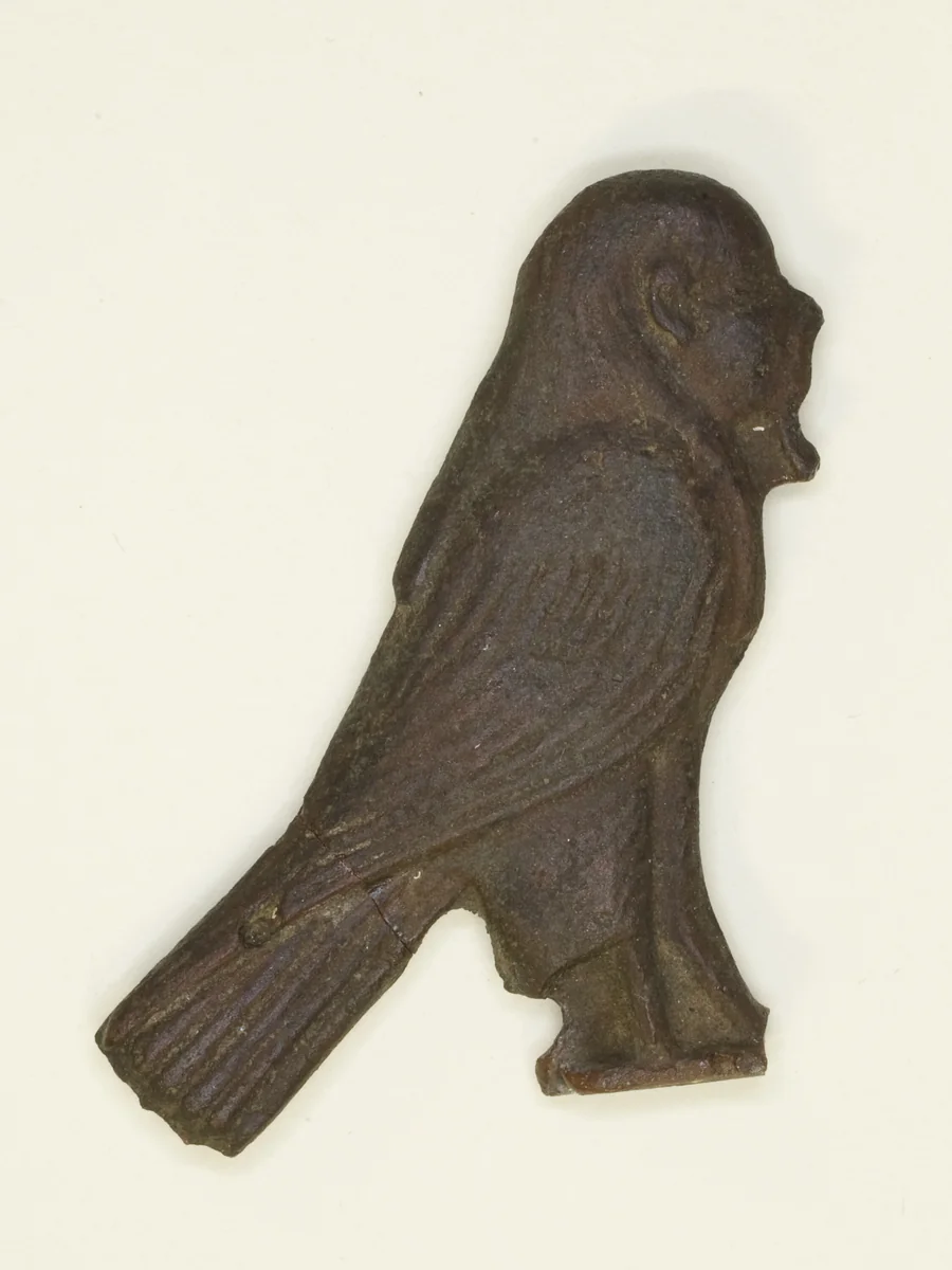 Amulet of the Soul as a Human-Headed Bird by Egyptian, metalwork, -780--343