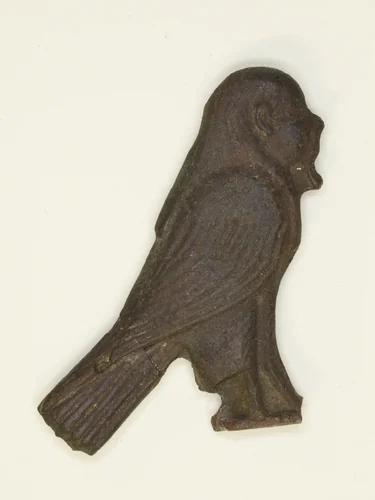 Amulet of the Soul as a Human-Headed Bird by Egyptian, metalwork, -780--343