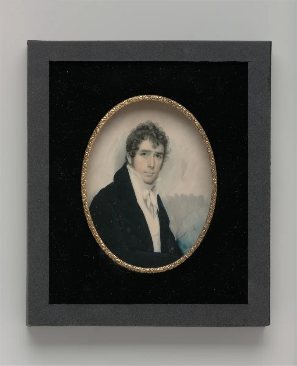 Self-portrait by Joseph Wood, artwork, 1807-1810
