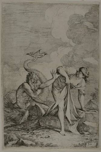 Glaucus and Scylla by Salvator Rosa, print, 1656-1666