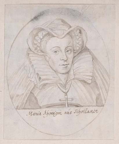 Mary, Queen of Scots by Mary, Queen of Scots, drawing, 1600-1699