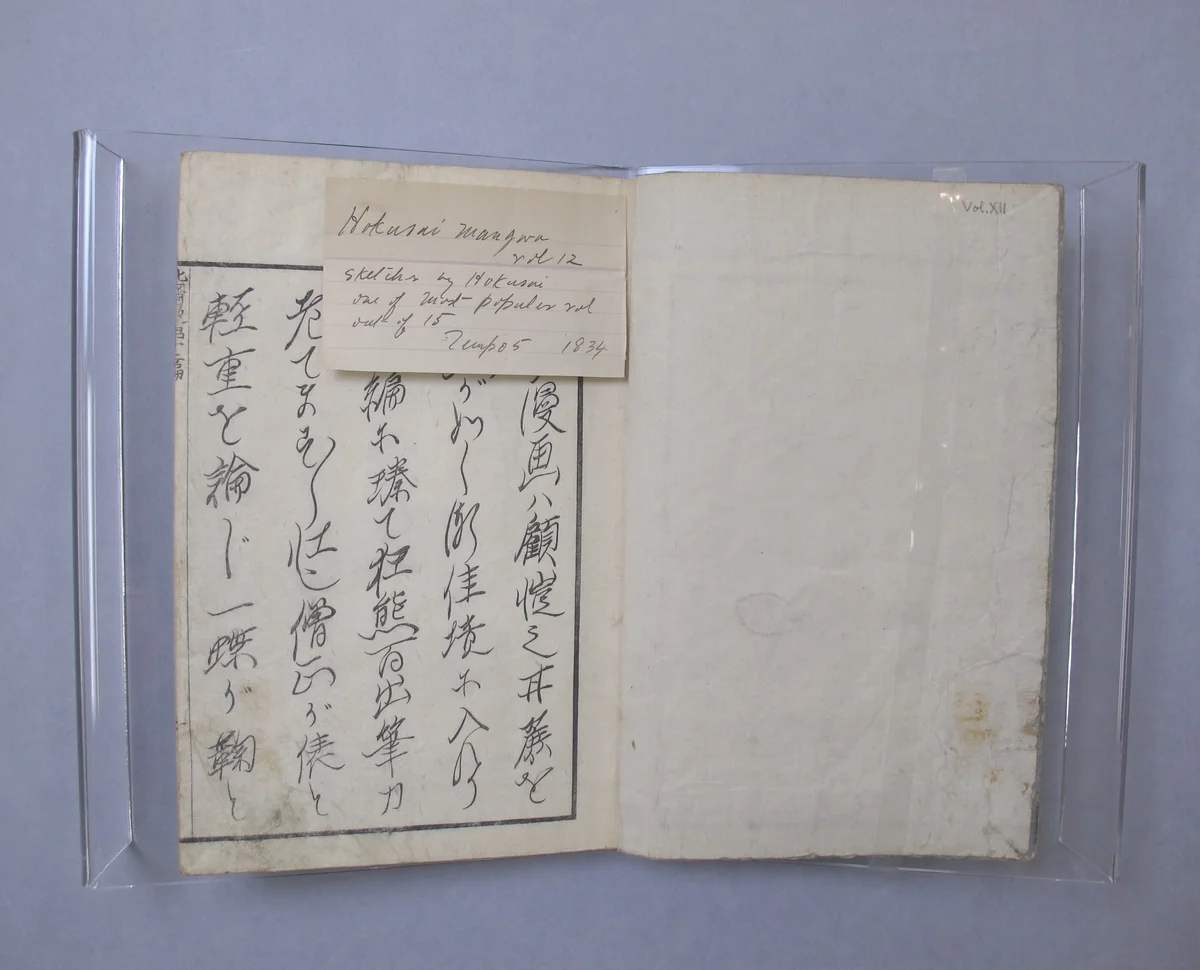 Random Sketches by Hokusai, Volume 12 by Katsushika Hokusai (葛飾 北斎), book, 1834