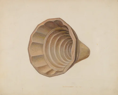 Jelly Mold by George H. Alexander, index of american design, 1940