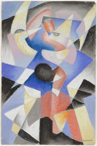 Dancer by Gino Severini, drawing, 1912