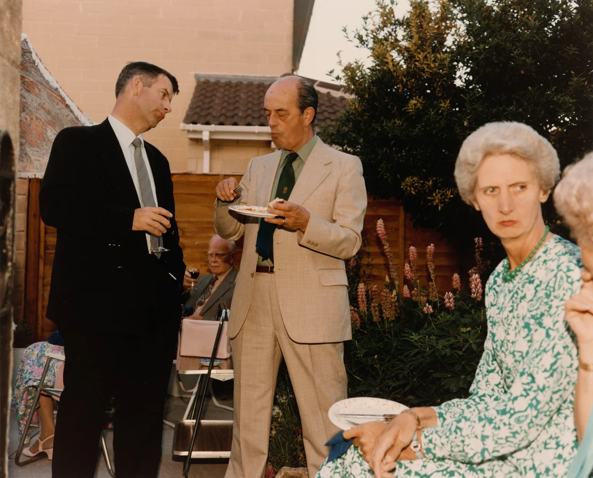 Conservative “Midsummer Madness” Party, Bath, Avon by Martin Parr; Peter Frazier, photograph, 1986-1989
