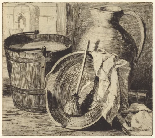 L'eau (Water) by Jules Ferdinand Jacquemart, portfolio, 1863