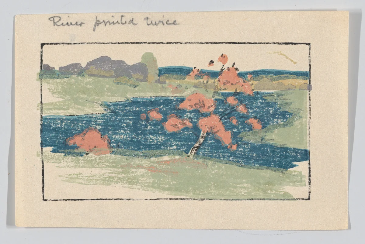 Nabby's Point by Arthur Wesley Dow, artwork, 1913