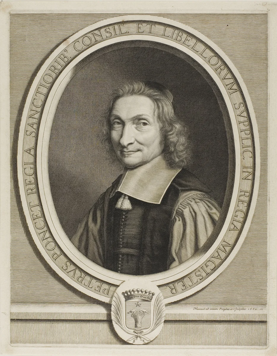 Pierre Poncet by Robert Nanteuil, print, 1660