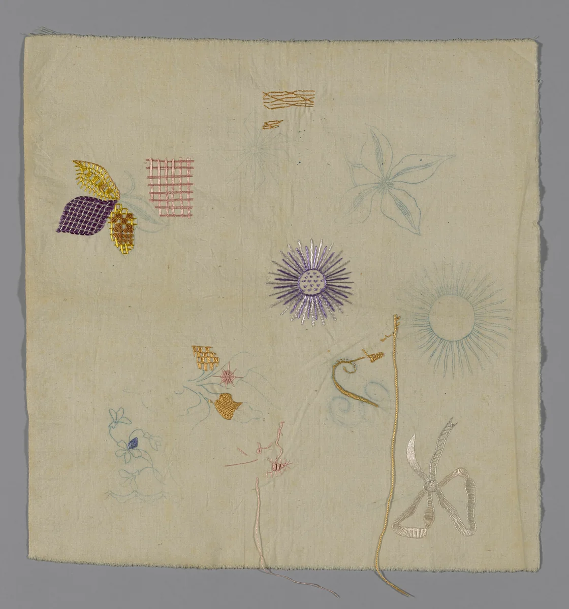 Trial Sheet by United States, textile, 1801-1900