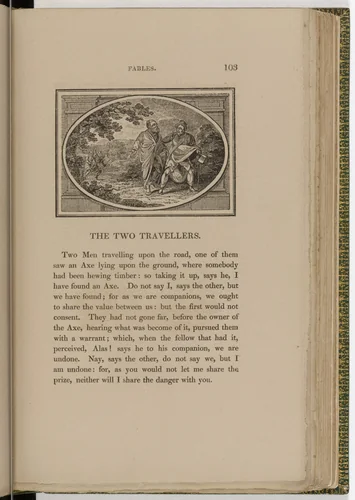 Headpiece (page 103) from The Fables of Aesop by Thomas Bewick, illustrated book, 1818
