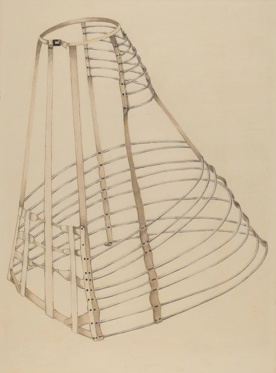 Hoop by Mae Szilvasy, index of american design, 1935-1942