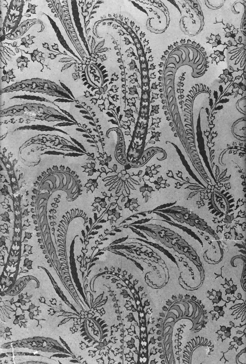 Book of 81 Painted Designs for Woven Textiles (Volume I) by France, textile, 1815-1849