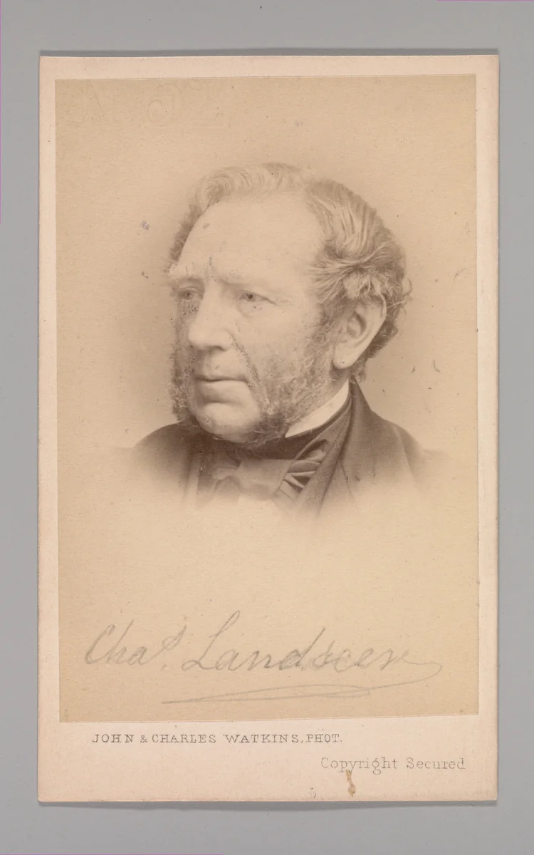 [Charles Landseer] by John and Charles Watkins, photograph, 1860-1869