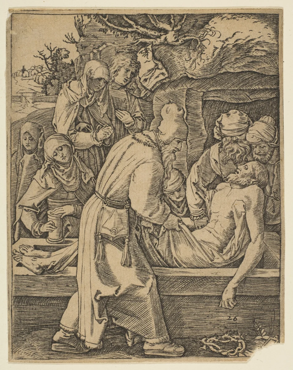 The Deposition, from The Small Passion (copy) by Albrecht Dürer, print, 1485-1528