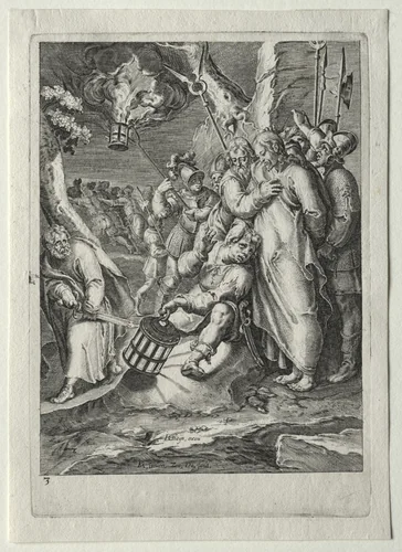 Passion Set: The Treason of Judas by Zacharias Dolendo, print, 1596