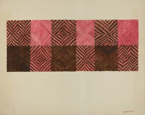 Jerga (Carpet) by Margery Parish, index of american design, 1938