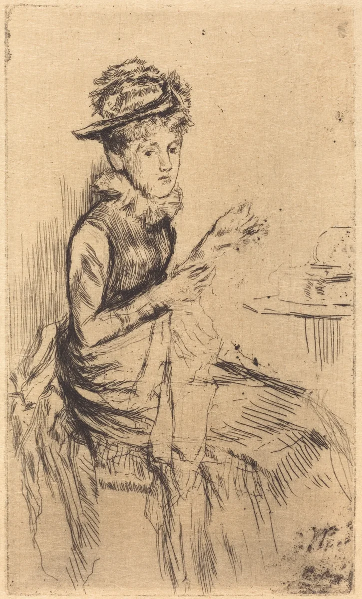 Tatting by James McNeill Whistler, print, 1873