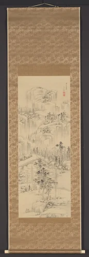 Trees in the Clouds on Layered Mountains (Jûzan umbokuzu) by Nakabayashi Chikutō (中林竹洞), other, 1853