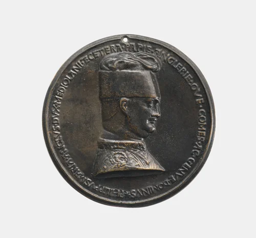 Filippo Maria Visconti 1392-1447, Duke of Milan 1412-47 by Pisanello, metalwork, 1436-1446