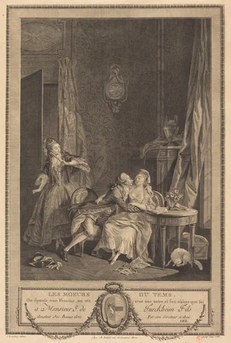 Les moeurs du temps by Pierre-Charles Ingouf, Sigmund Freudenberger, print, 1746-1800