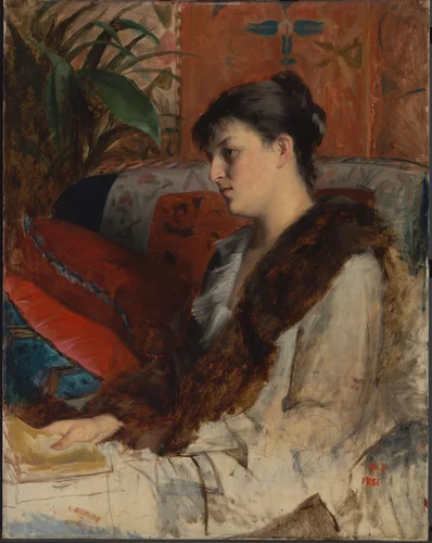Portrait of Alexandrine Patchenko, the Painter’s Sister-in-Law by Marie Constantine Bashkirtseff, painting, 1881