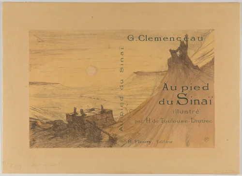 Au Pied du Sinaï by Henri de Toulouse-Lautrec, print, 1897