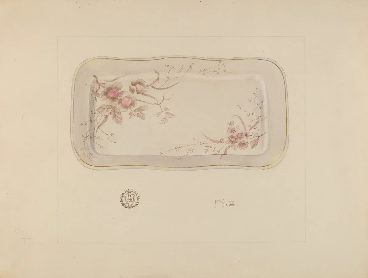 Dinner Tray by Joseph Sudek, index of american design, 1937