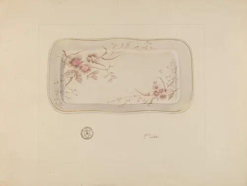 Dinner Tray by Joseph Sudek, index of american design, 1937