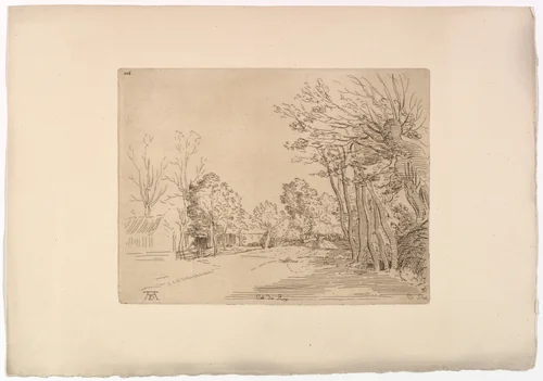 Landscape after Dürer by Anne Claude Philippe de Tubières, print, 1485-1924
