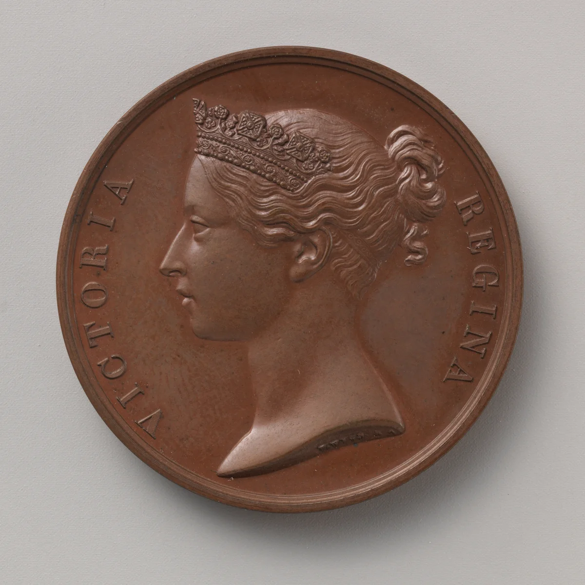 The Cape Medal by William Wyon, metalwork, 1853