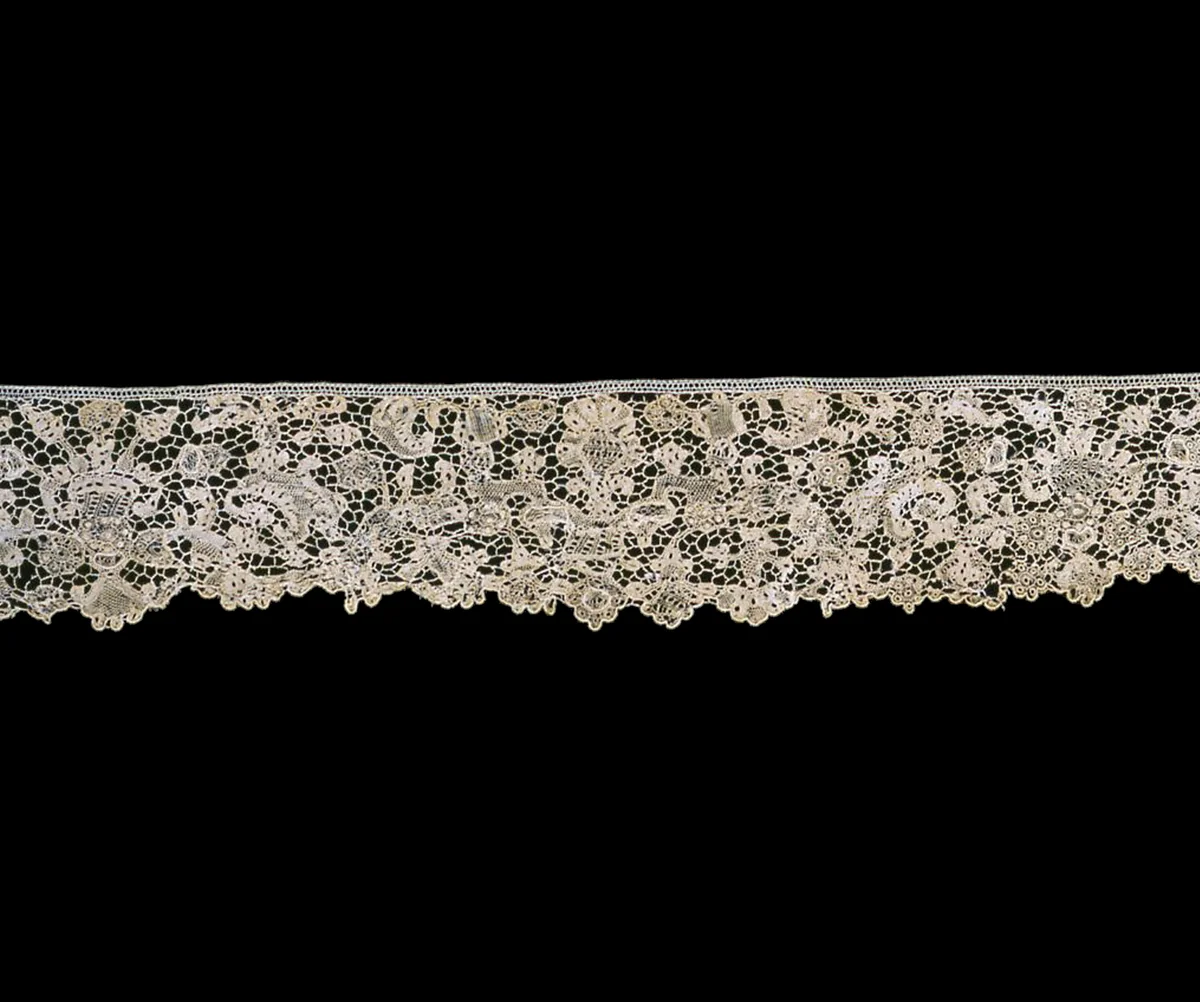 Border by France, textile, 1690-1710