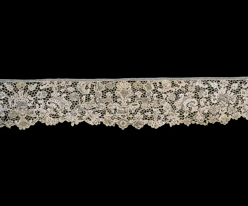 Border by France, textile, 1690-1710