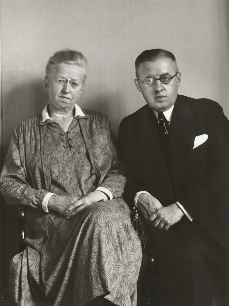 Mother and Son by August Sander, photograph, 1925