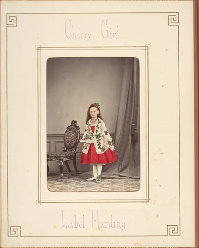 [Follett Family Album of Children Costumed for a Fancy Dress Ball] by Owen Angel, book, 1875-1885