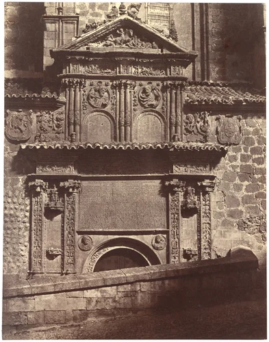 Portal of the Convent of Sancti Spiritu, Salamanca by Charles Clifford, photograph, 1853