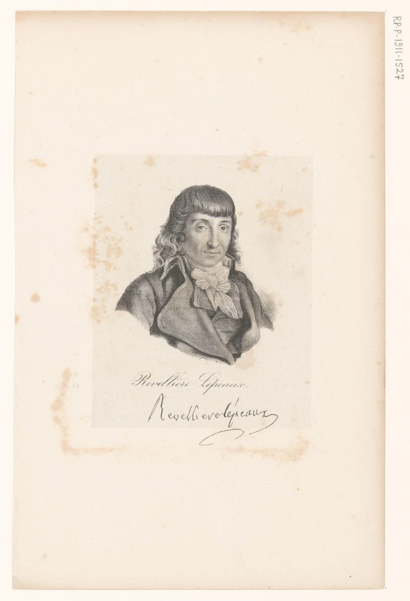 Portret van Louis-Marie de La Révellière-Lépeaux by anonymous, print, 1818-1842