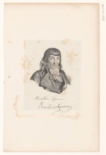 Portret van Louis-Marie de La Révellière-Lépeaux by anonymous, print, 1818-1842
