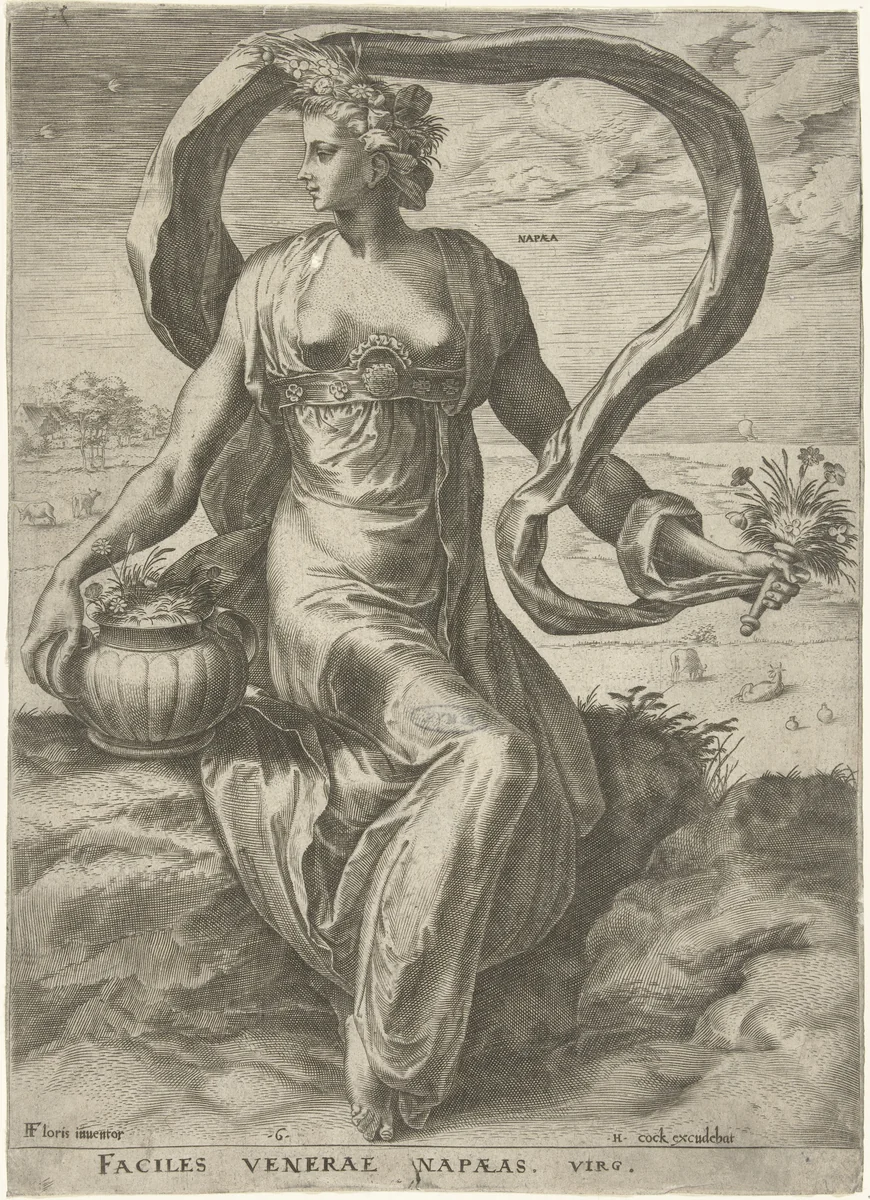 Napaea by Cornelis Cort, print, 1564