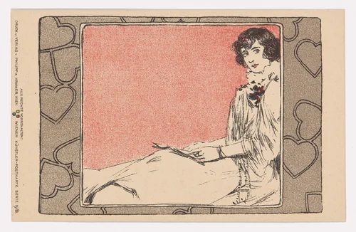 Wiener Künstler-Postkarte Serie 2/8 by Leo Kainradl, design, 1898