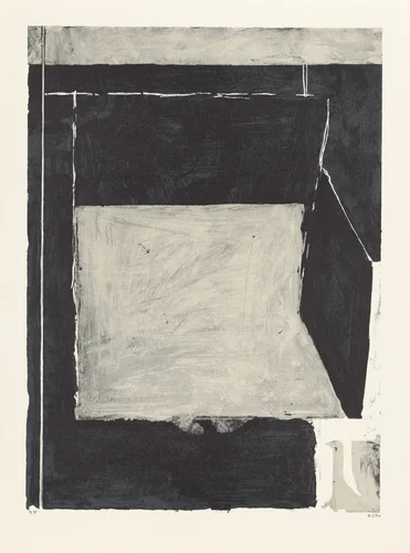 Black and Grey [special proof] by Richard Diebenkorn, print, 1984-1986