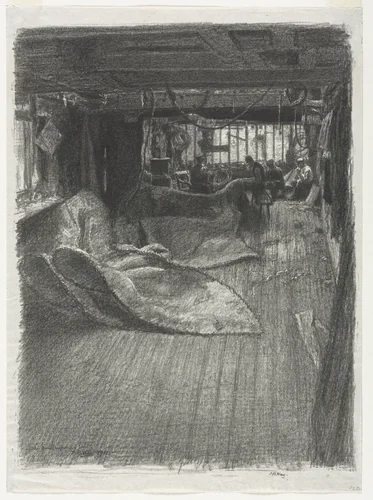 The Sailmaker's Loft by Thomas Robert Way, print, 1911