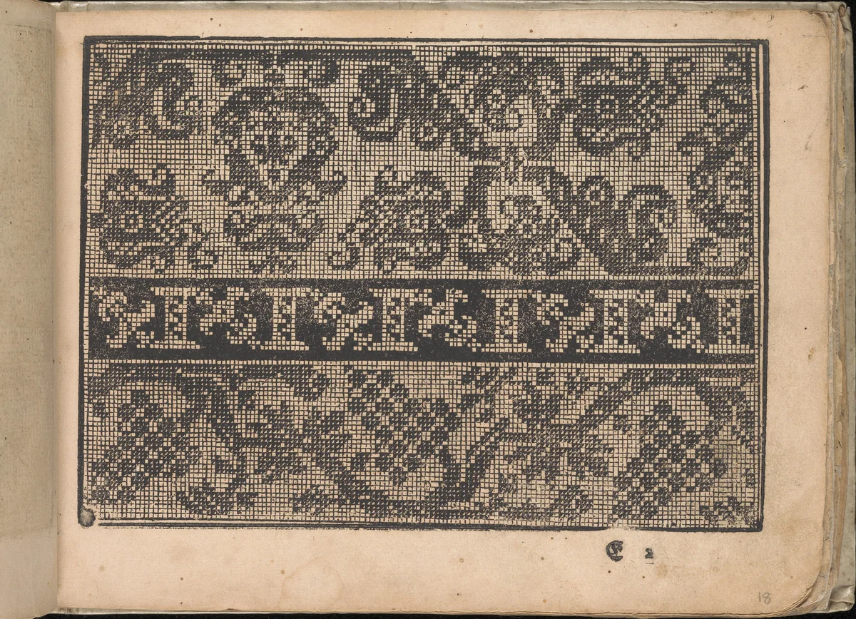 Neu künstlich Modelbuch (page 18r) by Bernhard Jobin, book, 1598