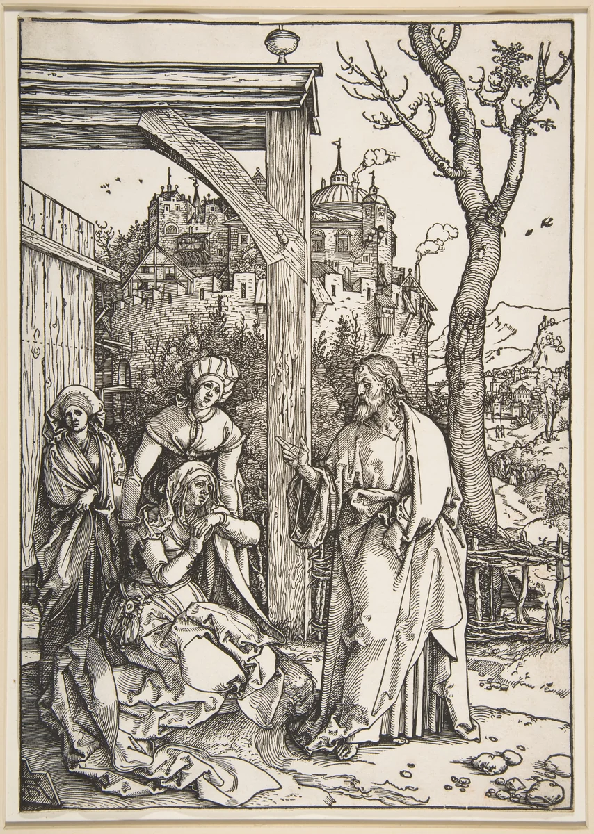 Christ Taking Leave of His Mother, from "The Life of the Virgin" by Albrecht Dürer, print, 1504