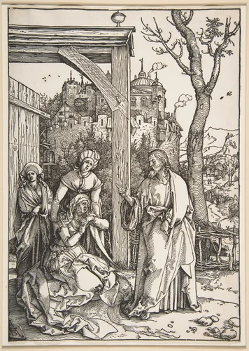 Christ Taking Leave of His Mother, from "The Life of the Virgin" by Albrecht Dürer, print, 1504