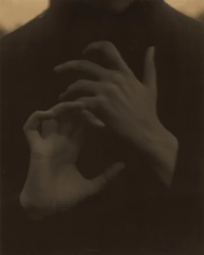 Georgia O'Keeffe—Hands by Alfred Stieglitz, photograph, 1918