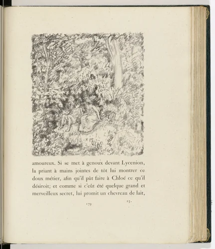 In-text plate (page 179) from Daphnis et Chloé by Pierre Bonnard, illustrated book, 1902