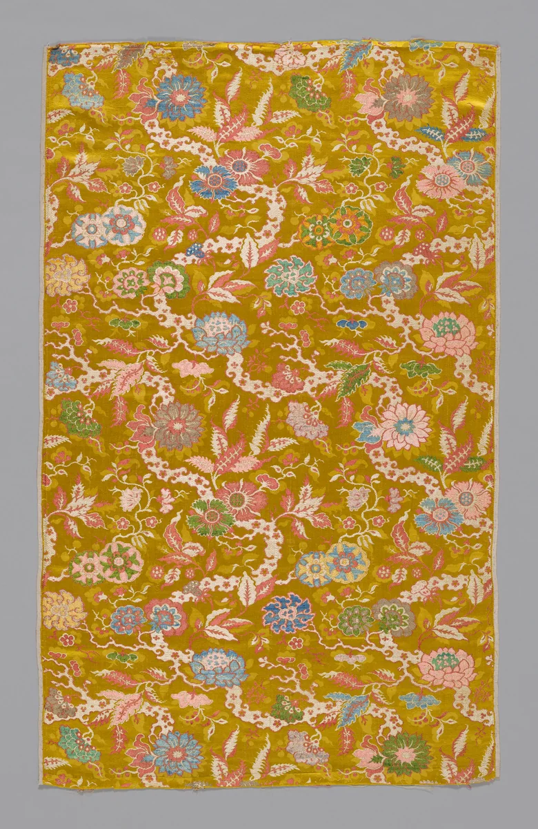 Panel (Dress Fabric) by China, textile, 1725-1775