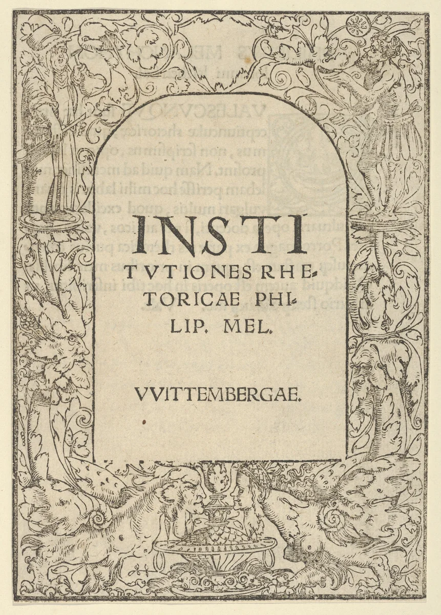 Title Border by Hans Cranach, print, 1500-1537