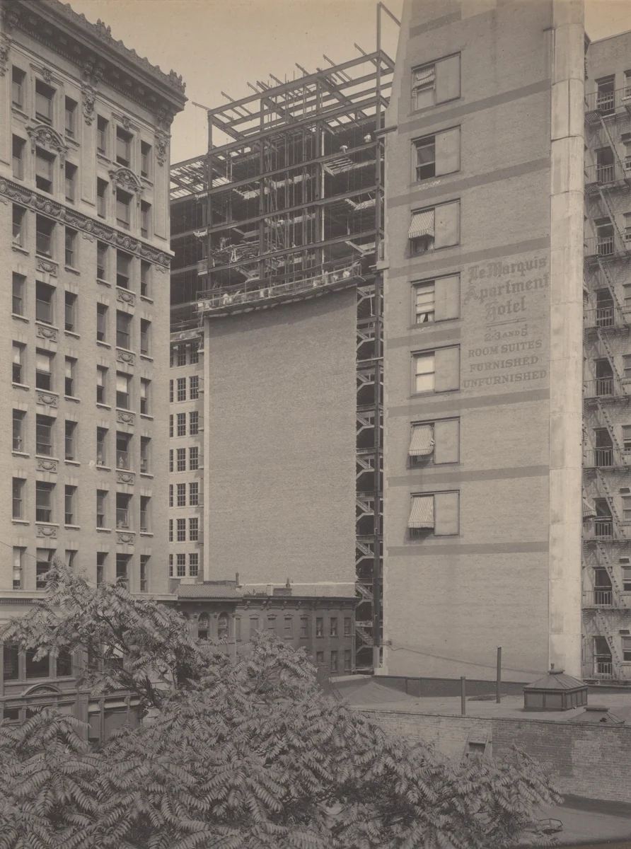 From the Back-Window—291—Wall Closing In by Alfred Stieglitz, photograph, 1916
