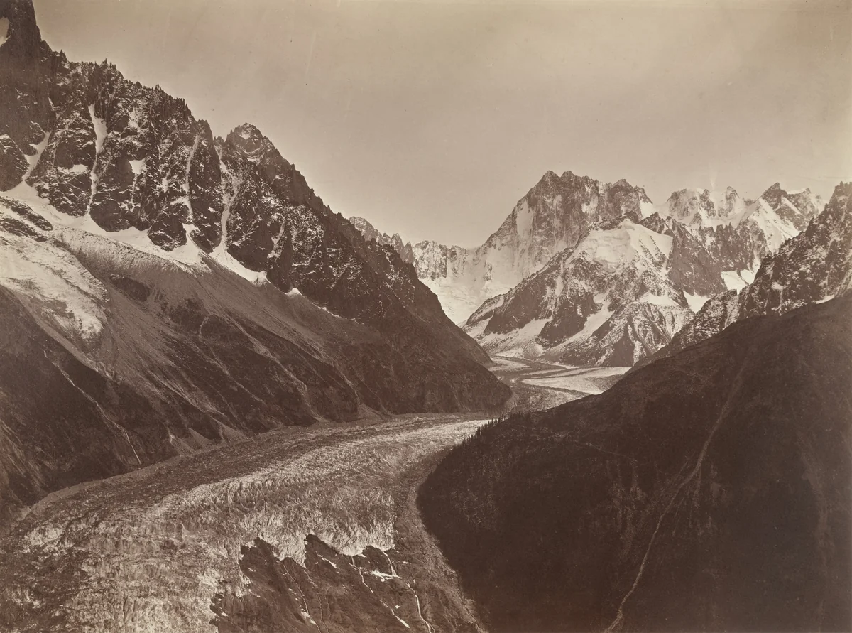 Mont Blanc by Louis-Auguste Bisson, Auguste-Rosalie Bisson, photograph, 1860
